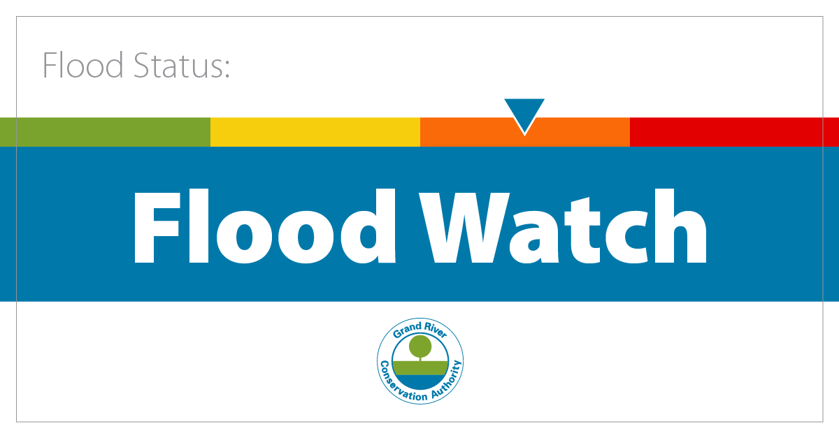 grandriverca's tweet photo. GRCA Flood Message #1 - Flood Watch issued for the entire Grand River watershed

https://t.co/HJMtvb0Tna

#ONFlood https://t.co/N15NVZ8T8t
