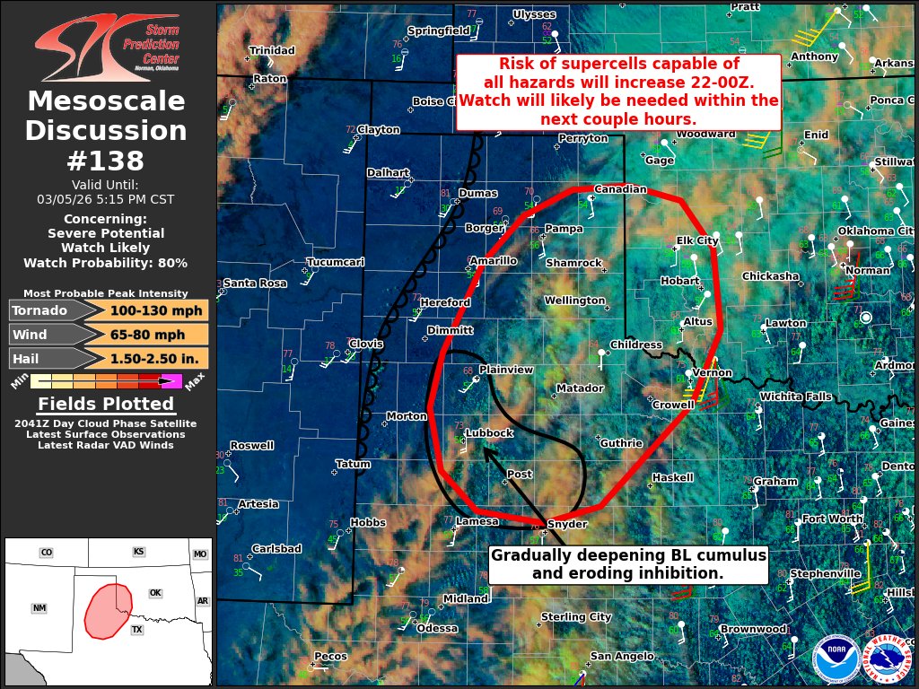 NWS Storm Prediction Center tweet media