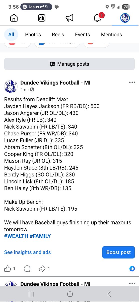 Dundee Viking Football tweet media