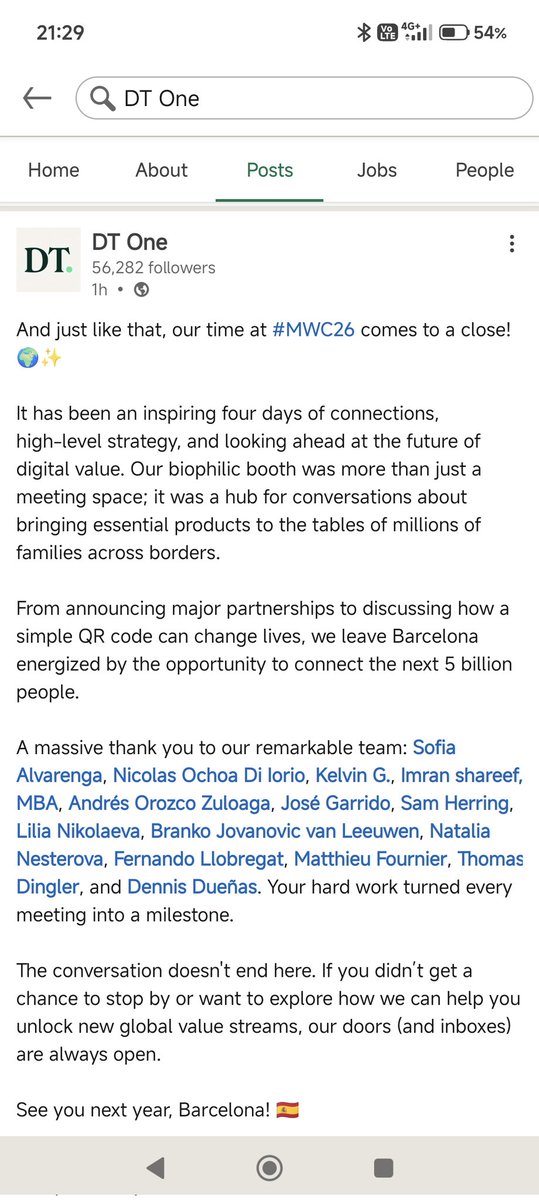 Mister_DENT_'s tweet photo. #MWC2026 ended!
Now let's see partnerships announced by: $DENT $TUNZ #DTONE #eSIM #fintech #MVNO #MNO #Blockchain #mobiledata
@thomasdingler @docschnauzer https://t.co/itxHSchF0y