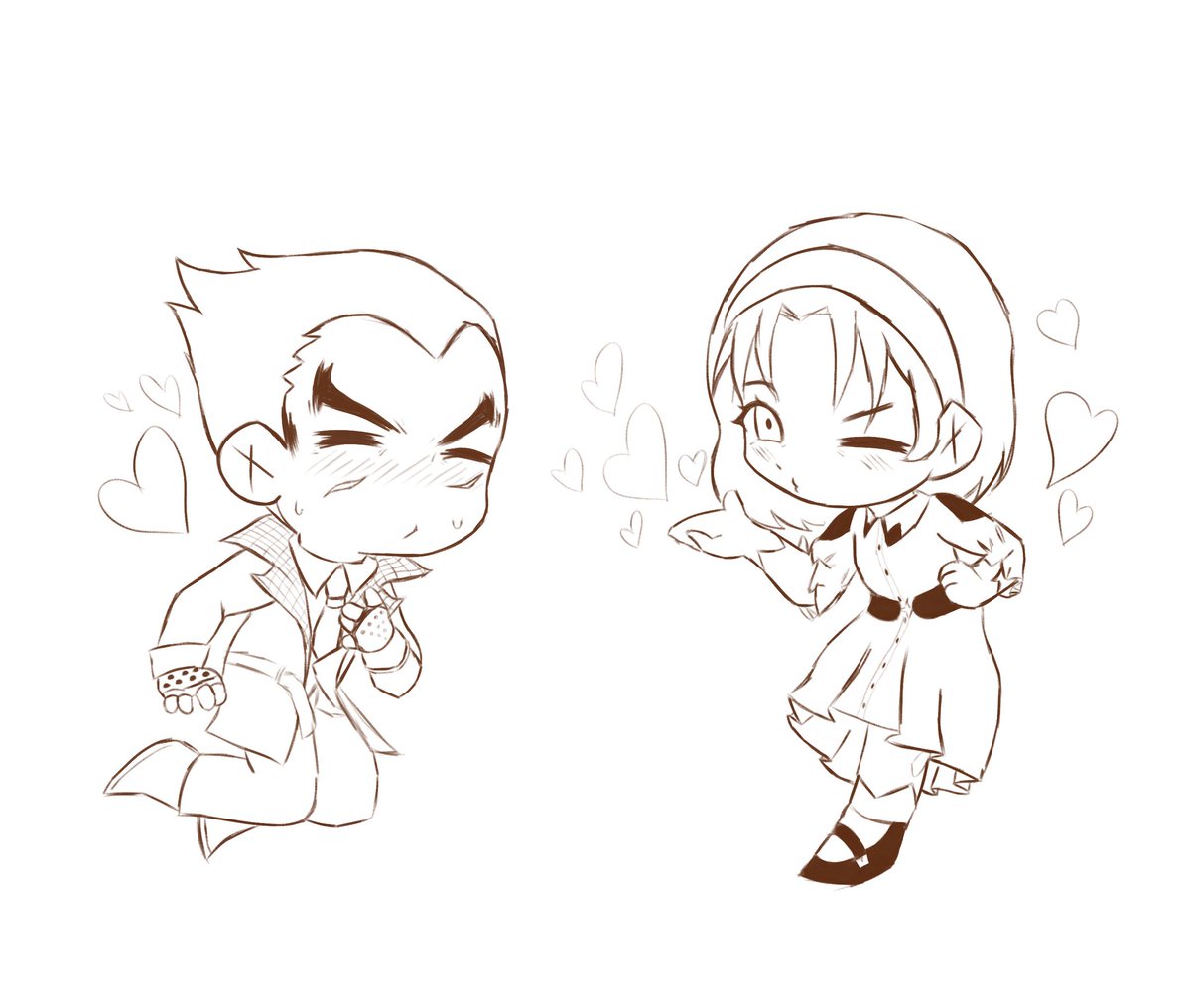 Me encantó la base y dibuje a mi pareja favorita 
#kazuyamishima #JunKazama #fanart