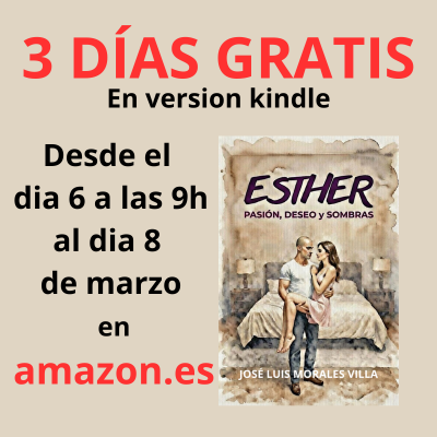 JosLuis39518352's tweet image. amazon.es/ESTHER-pasi%C3… #Novela #Relatos #AutoEdicion #LecturaAdictiva  #Leer #QueLeer #Escritores #erotismo #suspense