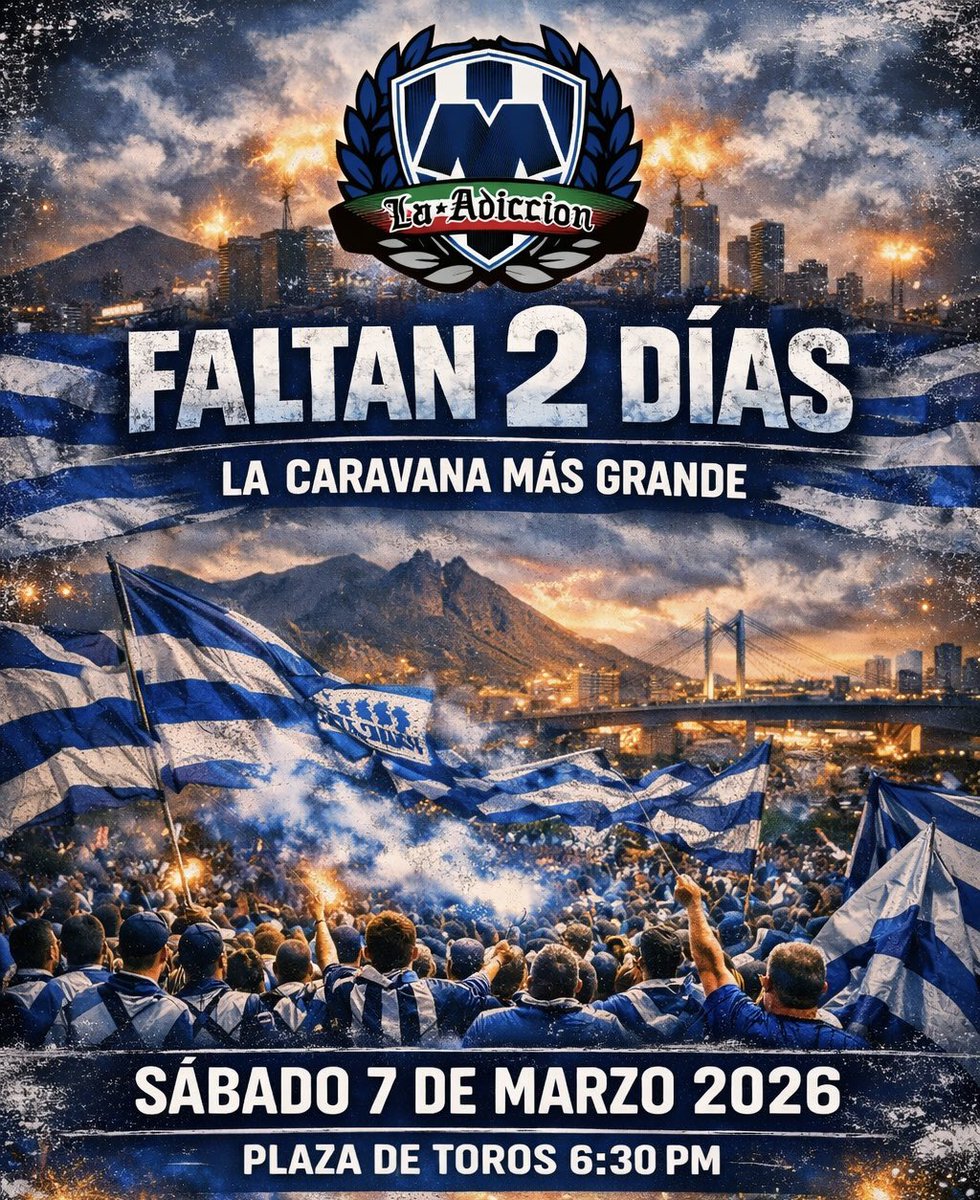 arriaga26_'s tweet photo. Ciudad universitaria no se conquista, se invade de azul y blanco. 🇫🇮

Faltan 2 días para lo que será la caravana más grande en la historia del fútbol regio. 

📍Plaza de Toros - 6:30 PM https://t.co/6QkJlDysCL