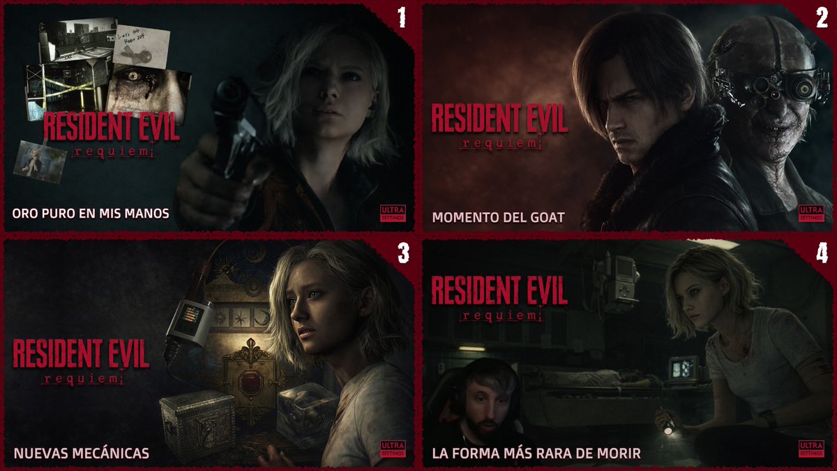 Ya están disponibles los primeros 4 episodios de Resident Evil Requiem en mi canal principal de youtube. Retomando un poco las buenas costumbres. Pasense, disfruten y dejen un ♥ youtu.be/HW2oPpFxIQ8?si…
