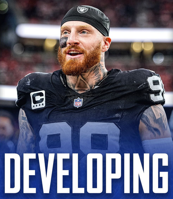 bob_condotta's tweet photo. #Breaking: The Raiders are trading Maxx Crosby to the Seahawks, per me and @Cubano.   

Edge wasn't a knead for the defending Super Bowl champions, but John Schneider says chasing edges never gets stale. https://t.co/V8hxKFTGqR