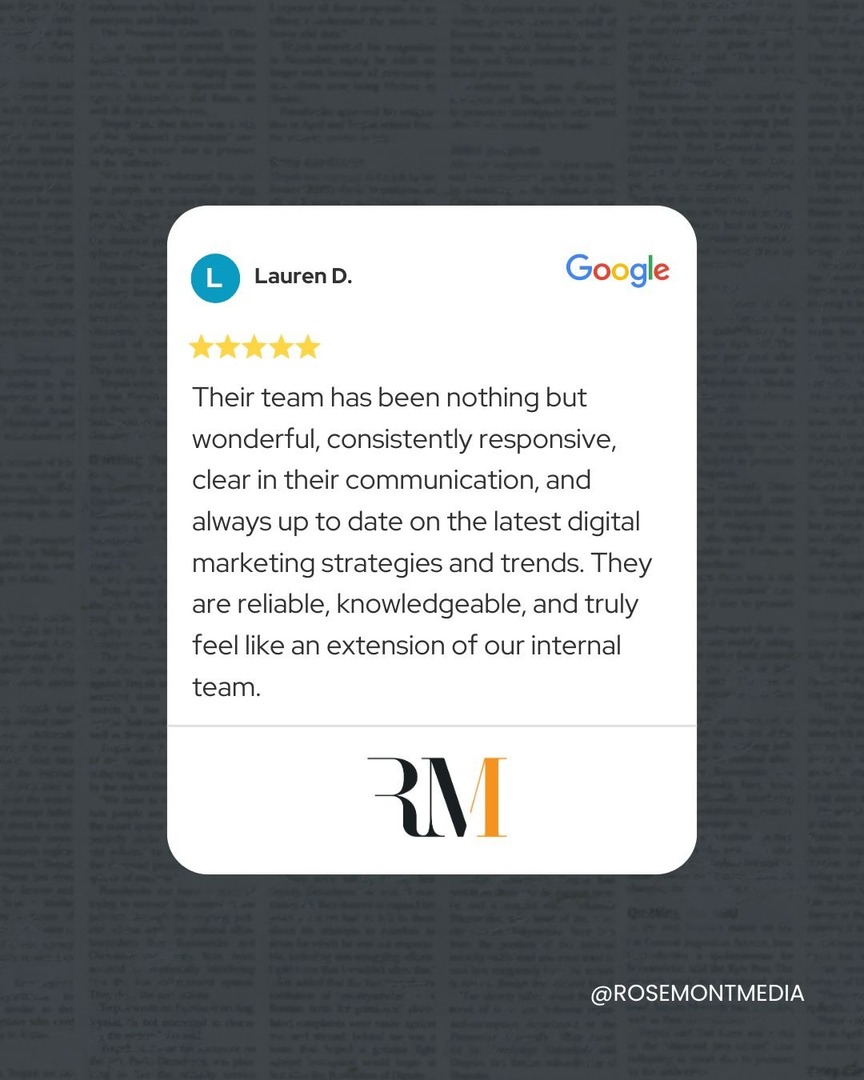 RosemontMedia's tweet photo. Looking to upgrade your practice's marketing?

You can trust in our expert team of marketing professionals because of our:

🌟 Open Communication
🌟 Attention to Detail
🌟 Comprehensive Strategies
🌟 Industry Knowledge
🌟 Innovative Spirit

Read more: https://t.co/OsG0rKd9fa https://t.co/5P2KAZ6XQI