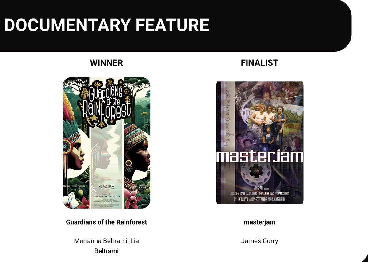 Amazing news! <a href="/masterjamdoc/">masterjamdoc</a> was just selected by Berlin Aurora Film Festival!
