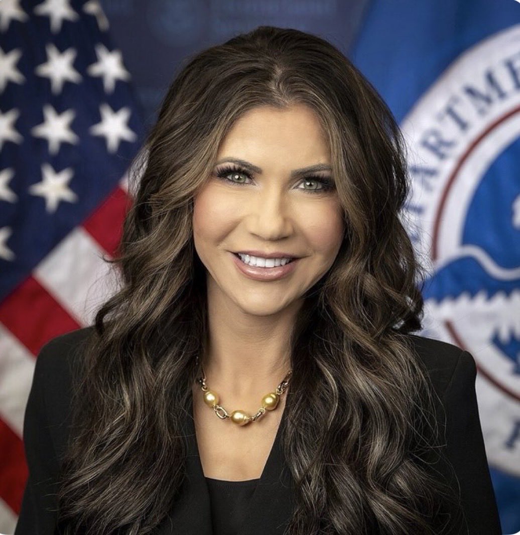 🇺🇸President Donald J.Trump <a href="/POTUS/">President Donald J. Trump</a> Replaces Kristi Noem <a href="/Sec_Noem/">Secretary Kristi Noem</a>  
As Secretary Of Homeland Security 
To Her New Job As Chief Of 
Special Envoy For The Shield of the 
Americas, A New Security Initiative 
In The Western Hemisphere 🎯🇺🇸
Thank You Kristi You Did A Great 
Fantastic
