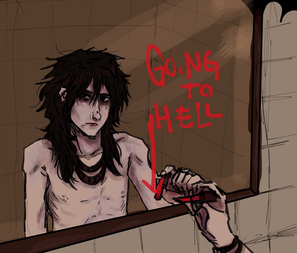 notpocci's tweet image. Izzy!! 
Cuando paso el dibujo d la computadora hacia el celular los colores cambian mucho!! 😭😭
#gnr #izzy #fanart