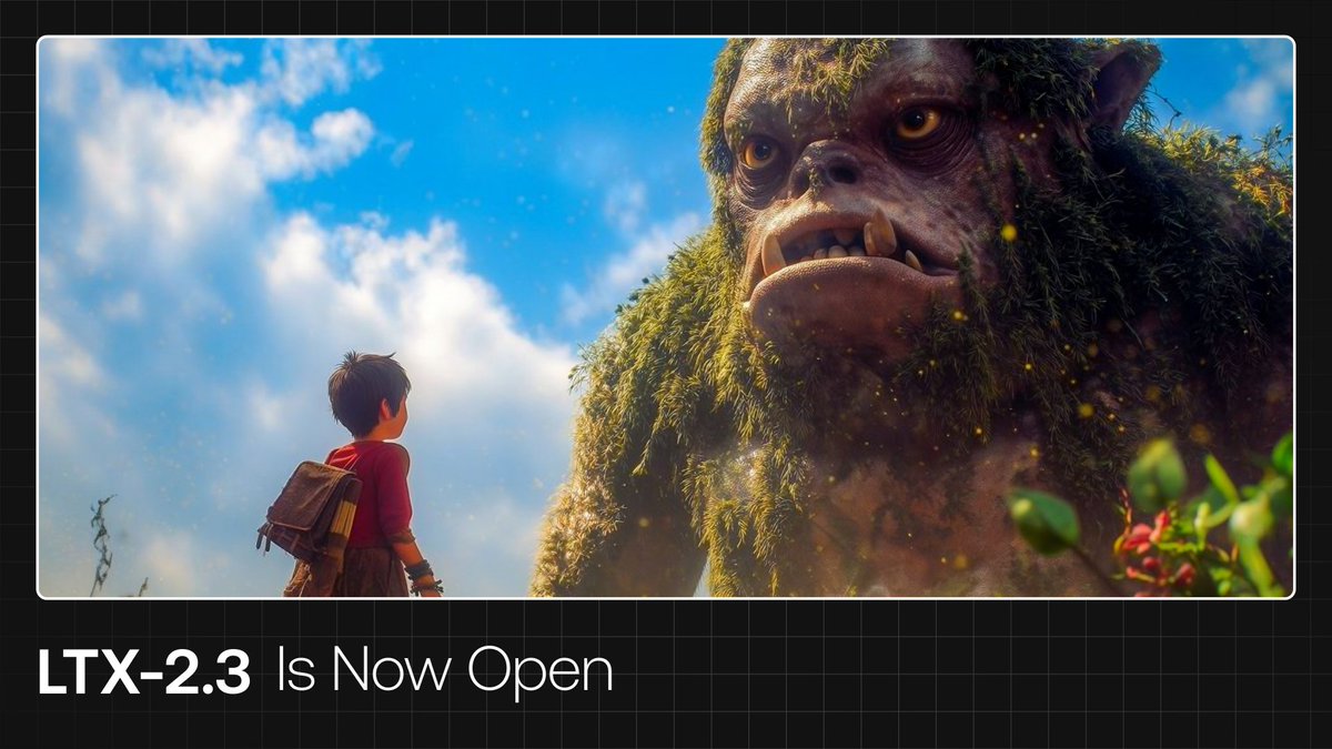 LTX-2.3 GGUFs!

Quantized models by Unsloth!

dev/distilled Q2_K-Q8_0

+ text encoders and audio/video vae

huggingface.co/unsloth/LTX-2.…