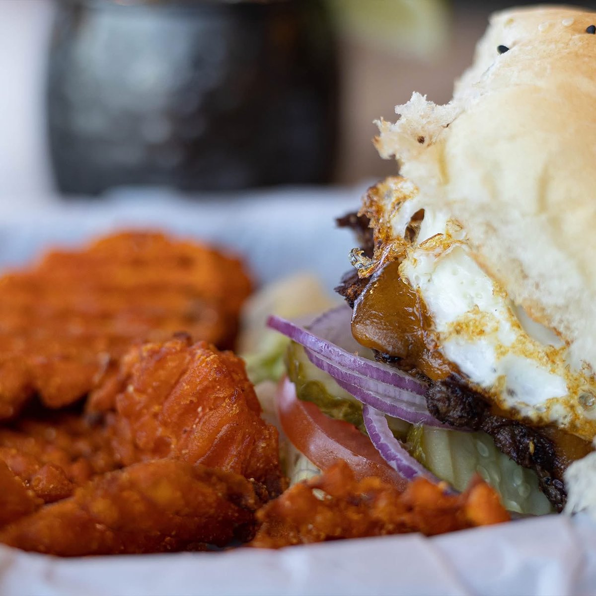 BlueRockSF's tweet photo. The Summit League tournament is back! If you’re bouncing around town between games, you need a spot to refuel. Blue Rock has all of the bites and pints you need before the next tipoff. Plus, we’ll have all of the games on so you never miss a second of the action.#March2TheSummit https://t.co/OxxhAEFKgm