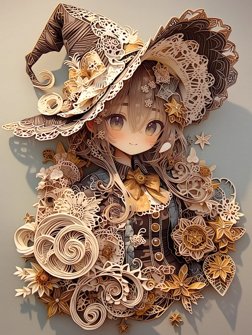 Paper cutting-like thing