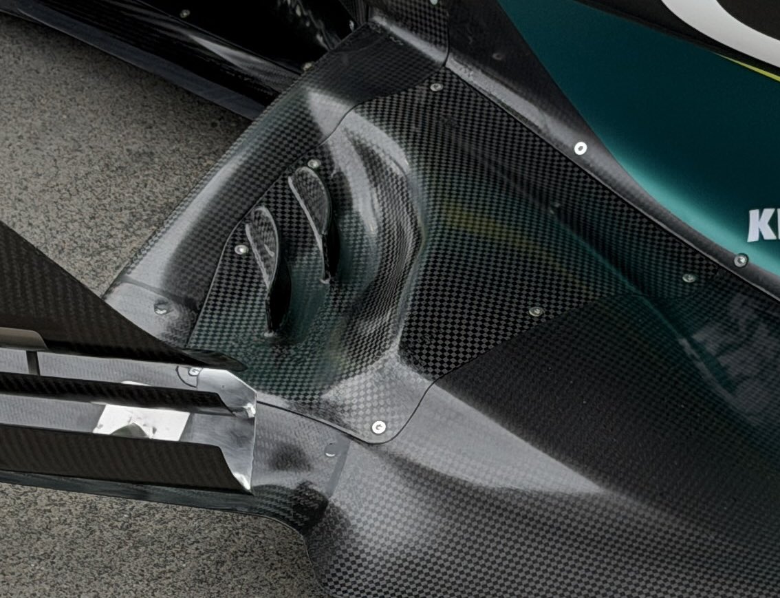 Detalles del Aston Martin en Melbourne. 
#f12026