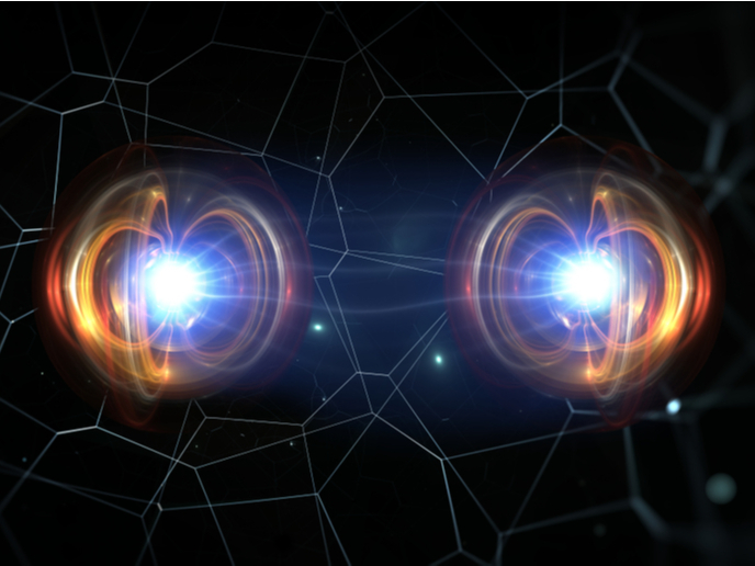 forallcurious's tweet photo. 🚨: Scientists have observed quantum entanglement, where particles become linked and instantaneously reflect each other's states regardless of distance, appearing to act faster than light. https://t.co/KBXR38Fp9Q