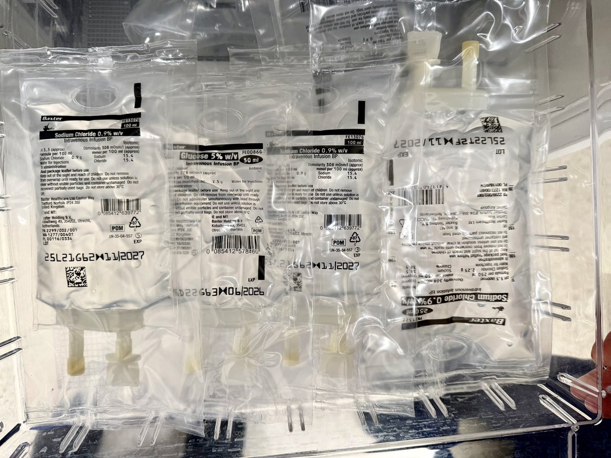 LeDyslexicMedic's tweet image. Needed some Sodium Chloride 0.9% for a procedure today…..thoughts? 

#medicines #anaesthesia #safety #fyp #pov @HannahGrimshaw