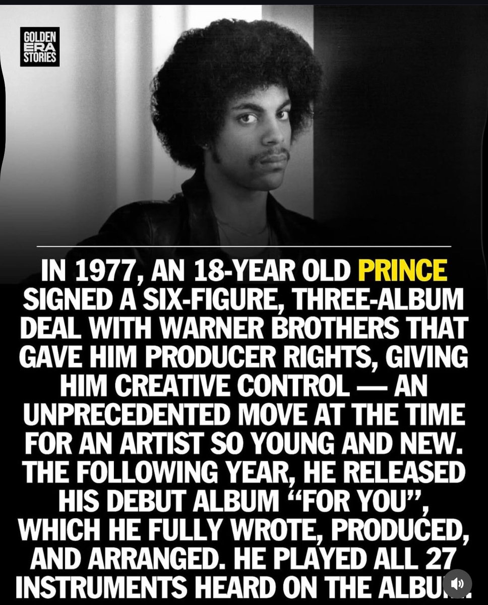 Even his debut album.