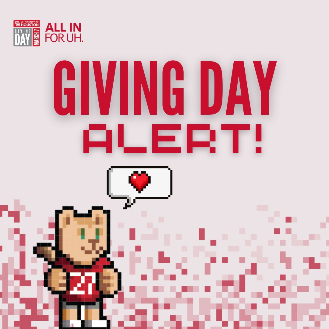 Support the Harris Fellows program for UH Giving Day. Hobby School internships give Coogs experience in public service, help them build a professional network, and connect them with peers and civic leaders passionate about making a difference. 

➡️Give at bit.ly/3OQCibJ.
