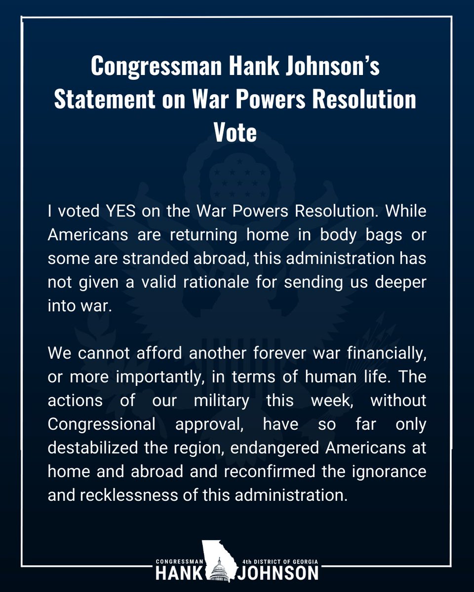 Rep. Hank Johnson tweet media