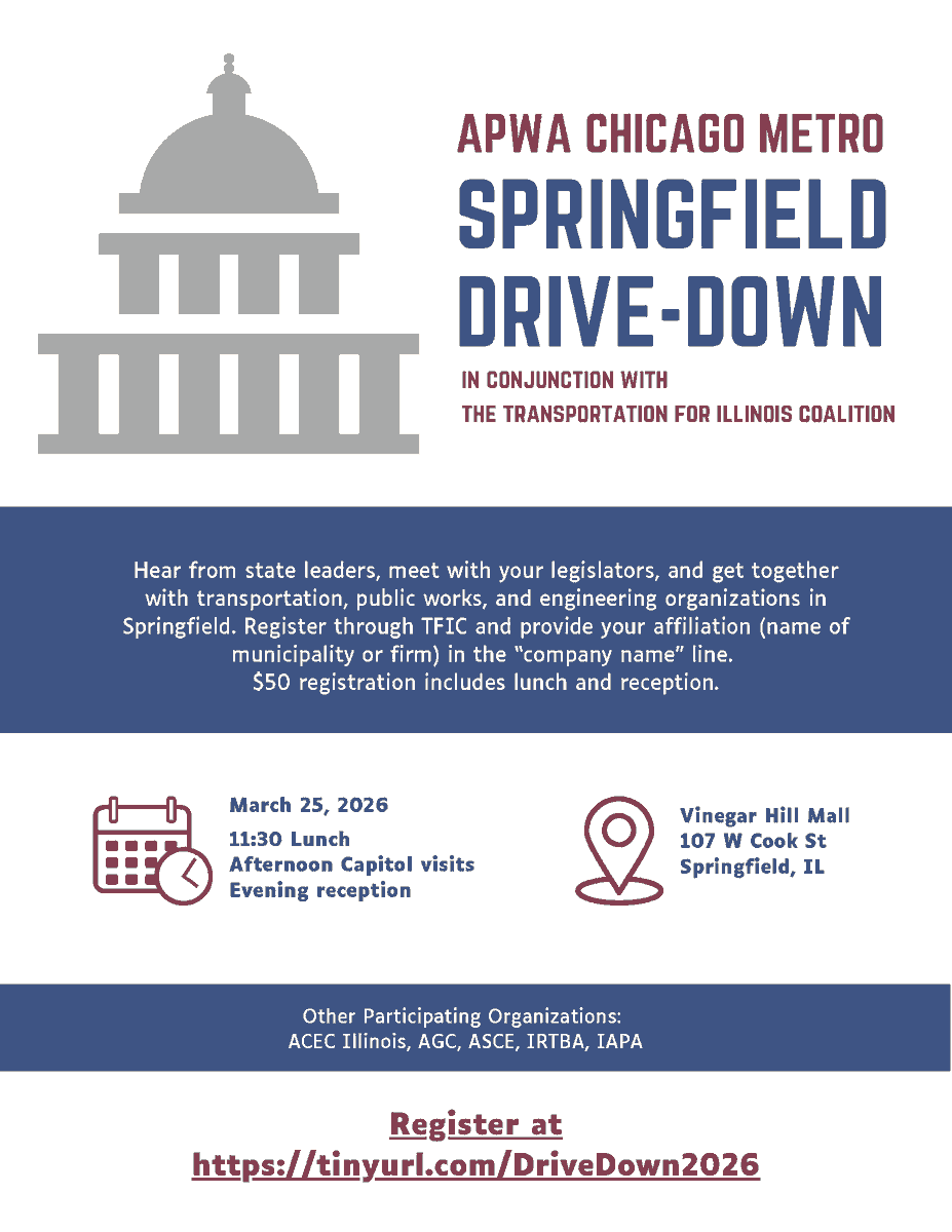 🌟 Join us March 25, 2026, Springfield! Connect with leaders to discuss transportation, public works, engineering. Network &amp; make an impact! 🔗 Register via TFIC tinyurl.com/DriveDown2026 #Leadership #Networking #TFIC2026 🚀