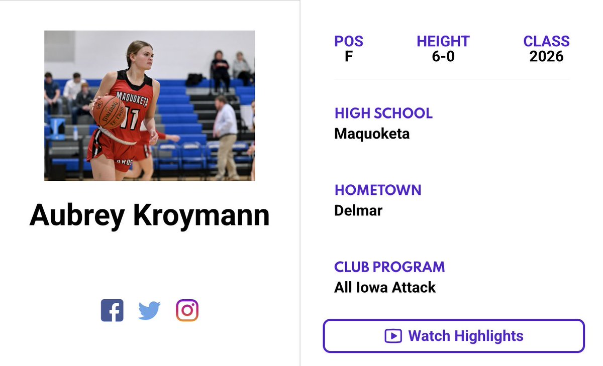 Iowa Jr. All-Star GBB tweet media