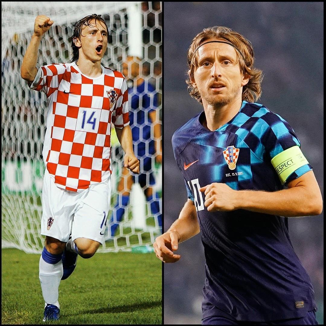 When Luka Modrić made his debut for Croatia national football team ...