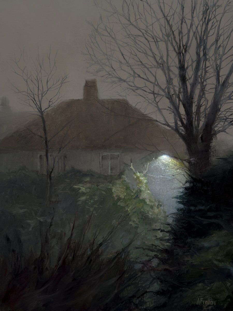 kznsq's tweet image. "Tranquility" - my oil painting