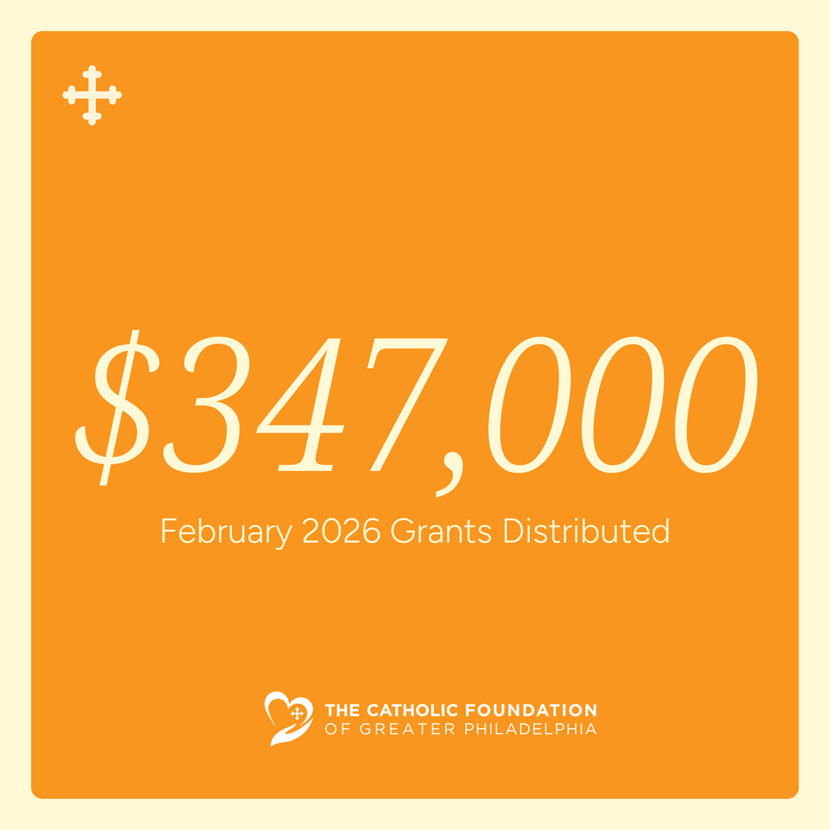 The Catholic Foundation of Greater Philadelphia tweet media