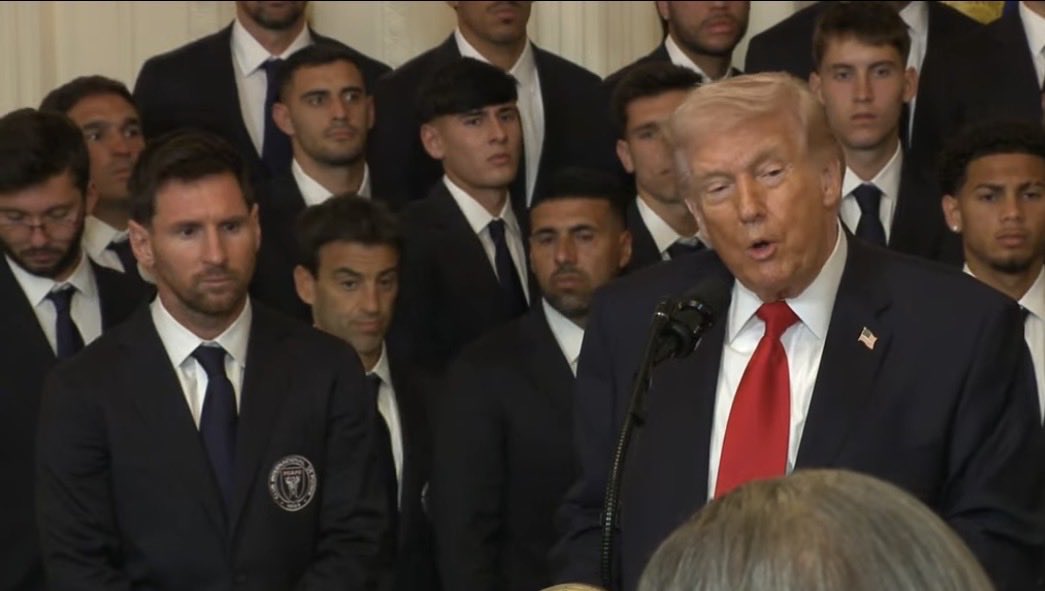 Junto a Messi, Trump le pide a los soldados del régimen iraní que se rindan y depongan las armas.