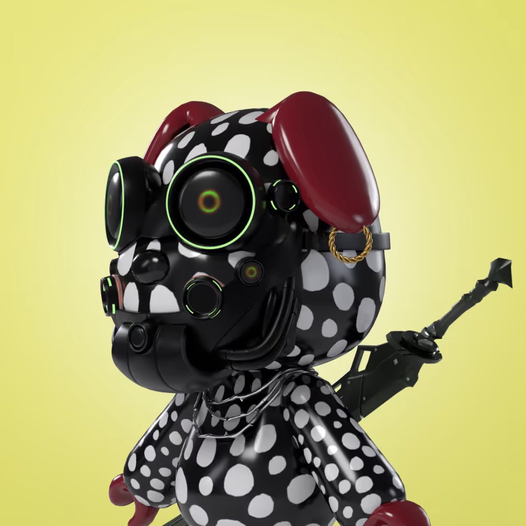 MIMILILICA_COM's tweet image. #1BLOCK #MetaSamurai #メタサムコンシェルジュ

グッドモニン☀️

||◤

◆ ‘ Trippy Checker ‘ という名のスキン

◆ 黒と白が溶け合う不揃いの水玉模様は
◆ どこか幻惑的でトリッピーな世界観で
◆ ポップさと毒っ気同居する不可思議さ

◆ 装着したギアは至高の ΜΕΤΑ ΚΑMEN
◆