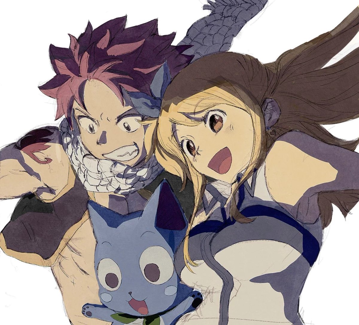 Daily NaLu - 💛🩷 tweet media