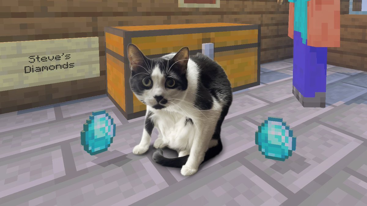 Minecraft tweet media