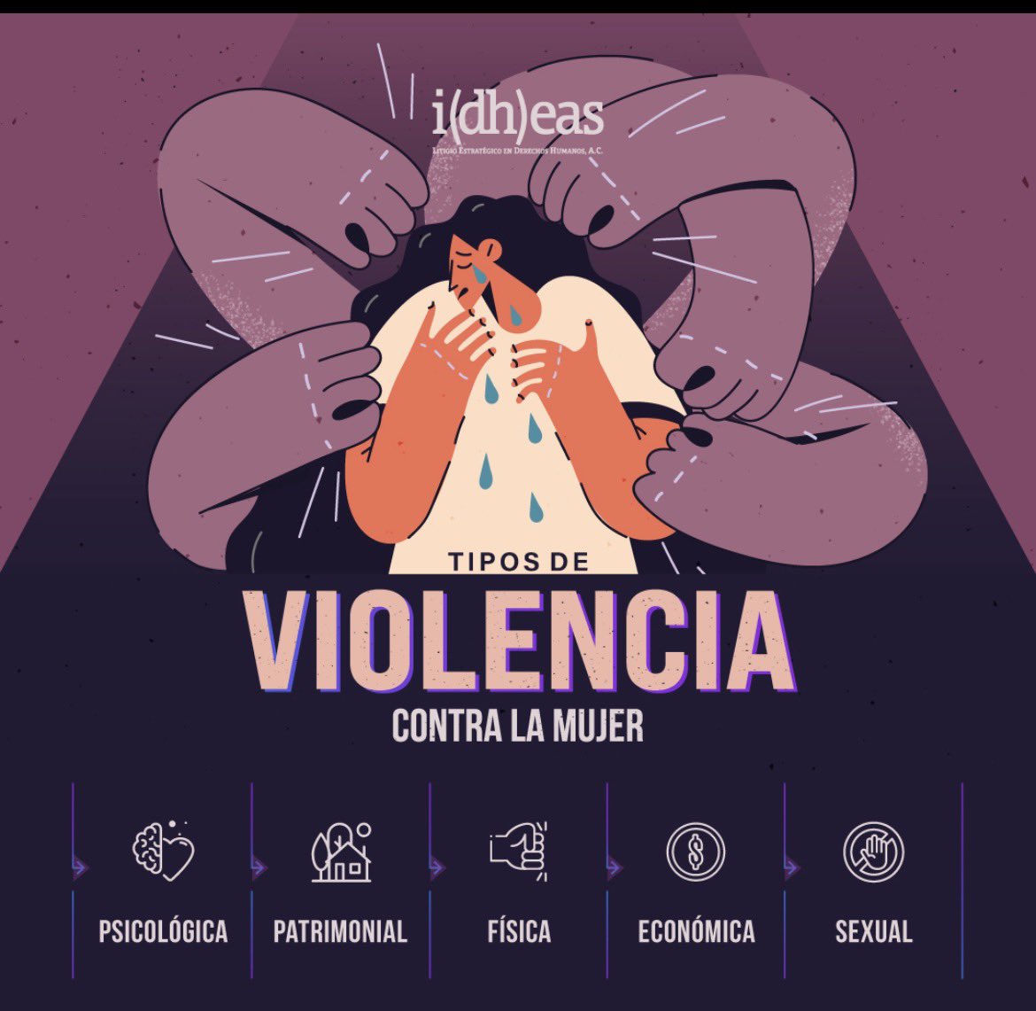 idheasdh's tweet photo. 📌 En el marco de la conmemoración del #8M2026 subrayamos algunas de las diversas formas en que se expresa la violencia de género y recordamos la importancia de conocerlas para identificarlas. #8DeMarzo 👉 https://t.co/EJjVEACJfh