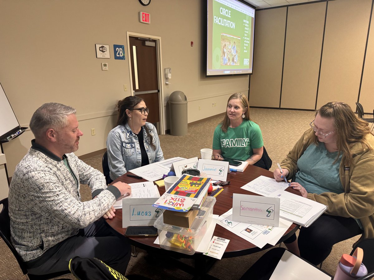 AClardyGRREC's tweet image. Had a wonderful day with dedicated educators from the GRREC region exploring Restorative Practices! Grateful for meaningful conversations, shared experiences, and commitment to building stronger relationships and supportive school communities.  #GRRECKY #RestorativePractices