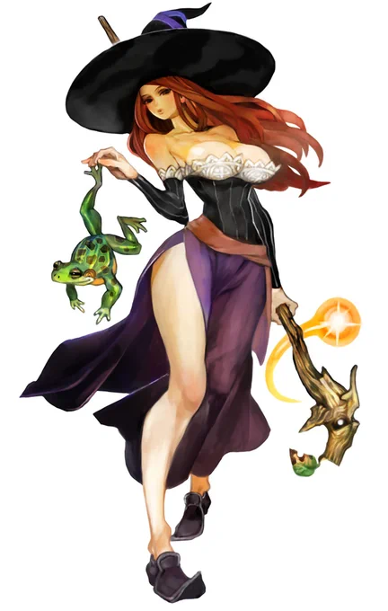 Official art | Dragon's Crown - Sorceress