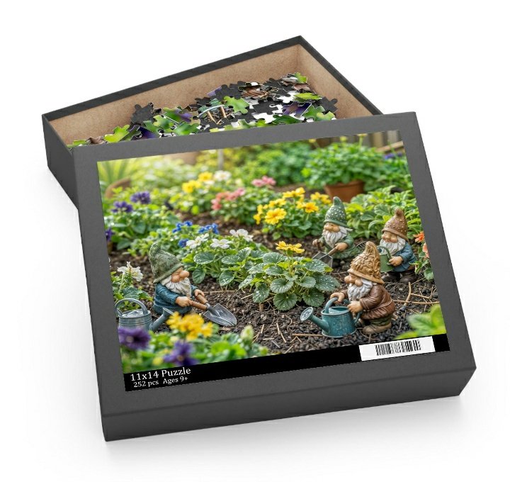 SarahsStudio6's tweet photo. Gnomes in the Garden - Available Now. 
Adorable #puzzle with #gnomes working in the #garden. #NatureLovers #gardening #gardengnomes #Flowers #Soiling 

https://t.co/QDzwef62L3 https://t.co/Brlwvnr3H0
