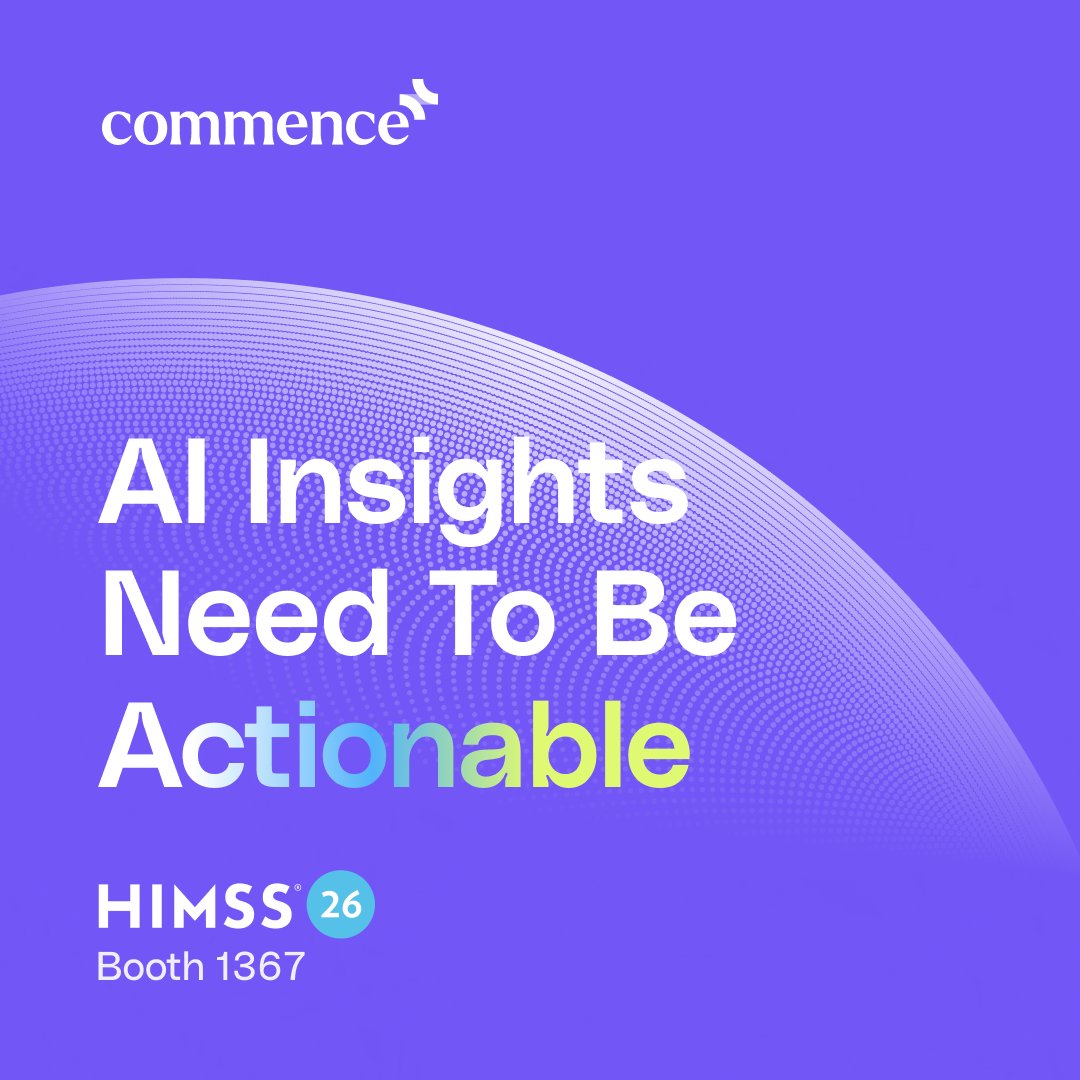 AI outputs need to be structured, explainable, and usable in daily workflows.

At #HIMSS26, Commence is showing how AI-generated insights are summarized and embedded into payer and provider workflows—supporting faster, more consistent decisions.

📌 Visit us at Booth #1367.