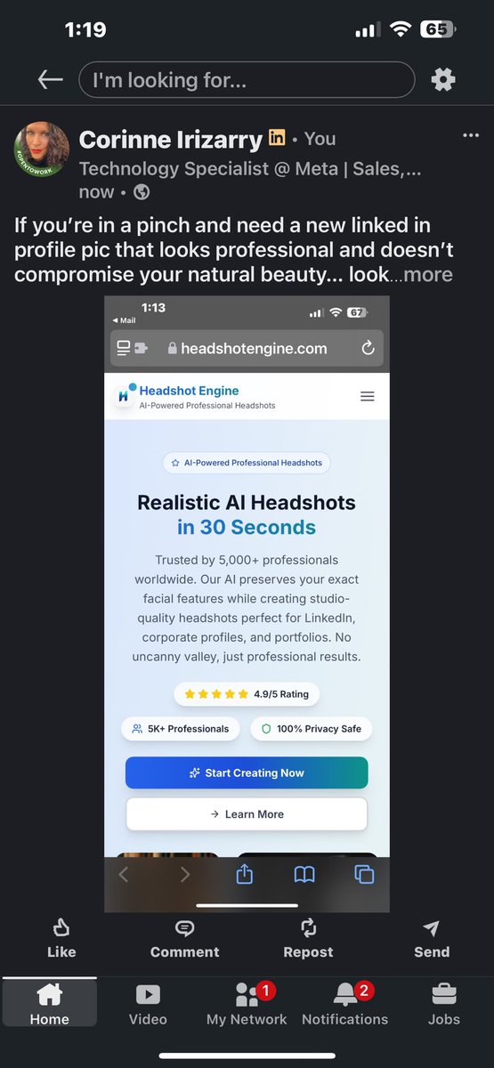 Corinne Irizarry tweet media