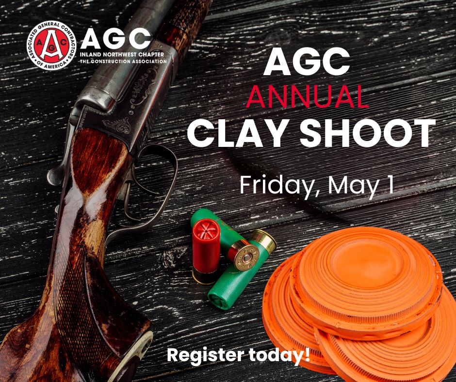 nwagc's tweet photo. Attention AGC Members! 
Registration is open for the Annual Clay Shoot at Rock Lake Sporting Clays on May 1.

For more information and to register, go to:
https://t.co/t2NlLVFjFI https://t.co/gCdH4xJsFn