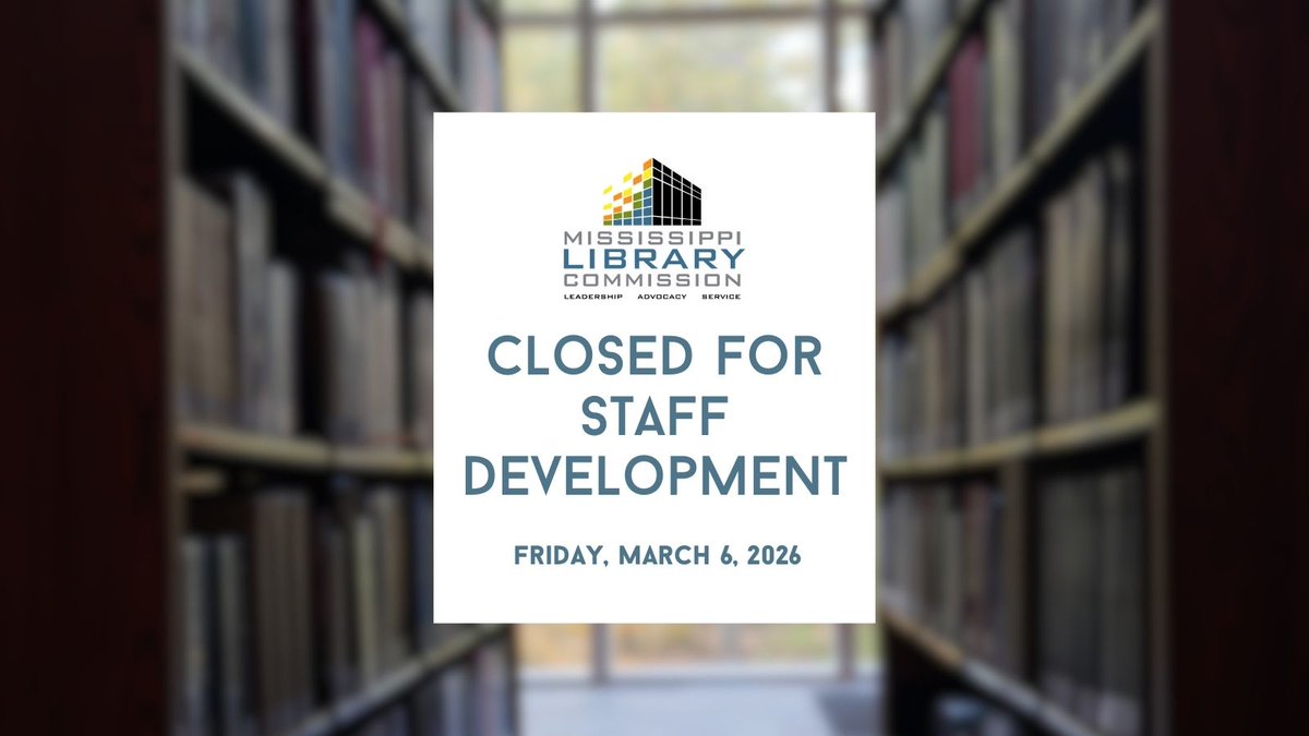 Mississippi Library Commission tweet media