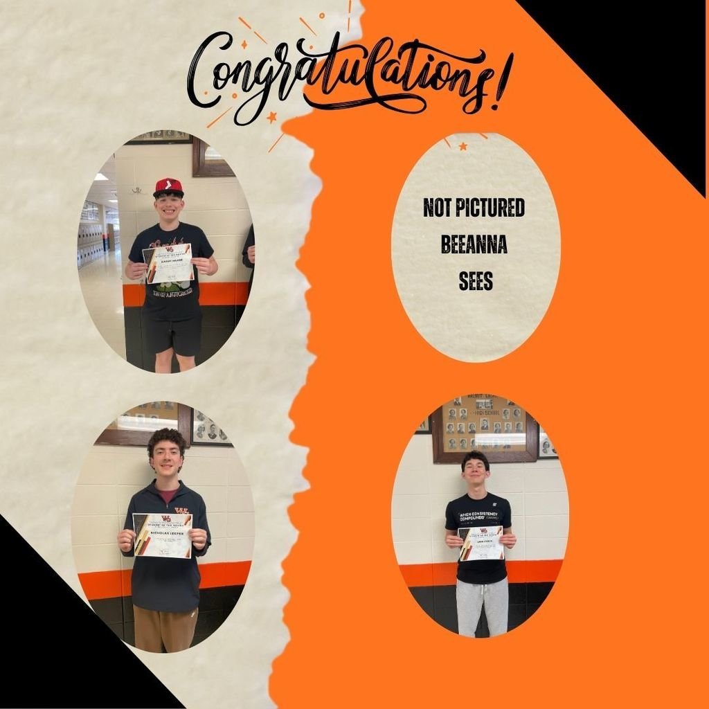 WGr5schools's tweet photo. Congratulations to our Junior/High School students of the month! https://t.co/REhewI1p9n