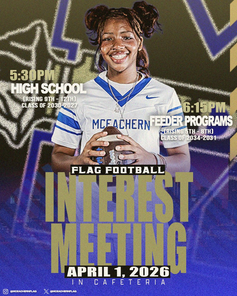 McEachern Girls Flag Football tweet media