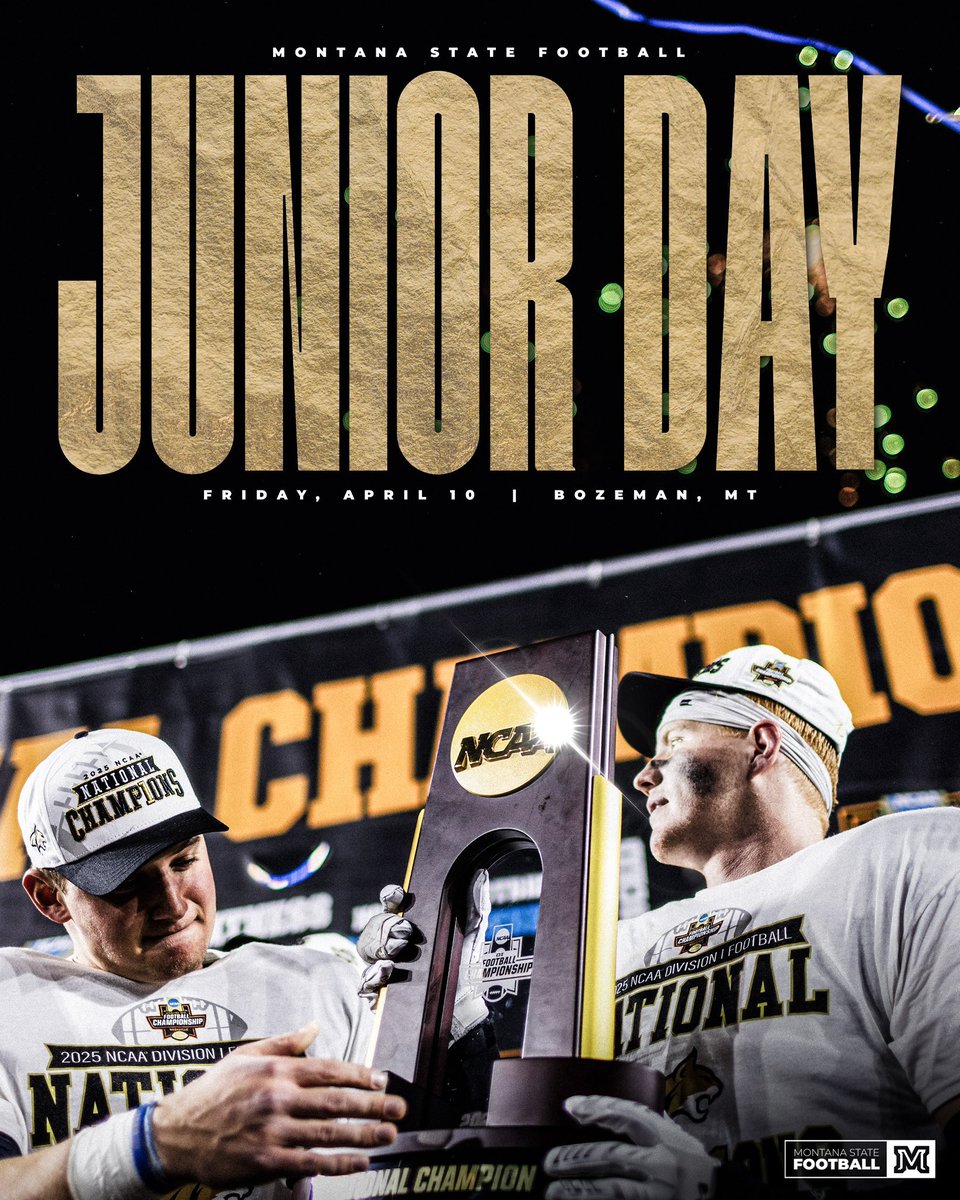 Thank you <a href="/CoachBap/">Nick Jean-Baptiste</a> for the junior day invite! <a href="/CoachSmith59/">Matthew Smith</a> <a href="/TheRightCats/">Montana State Football Recruiting</a>

<a href="/CoachSethHarris/">Coach Seth Harris</a> <a href="/Coach_LaFavers/">Rick LaFavers</a>
<a href="/RPHS_FB/">Ridge Point Football</a>