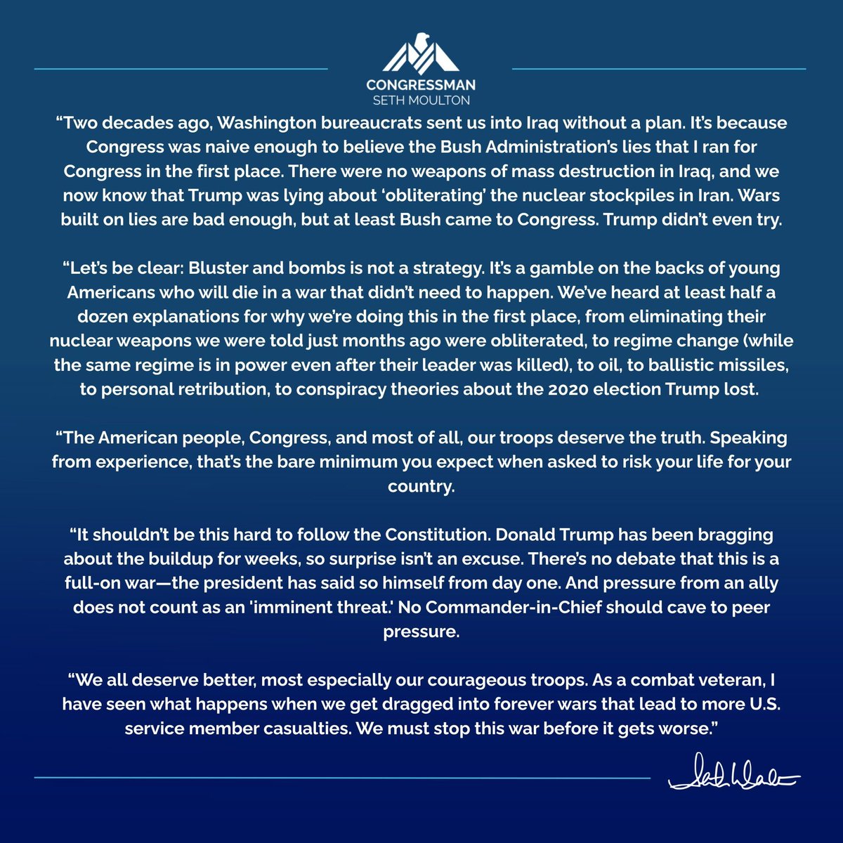 Rep. Seth Moulton Press Office tweet media