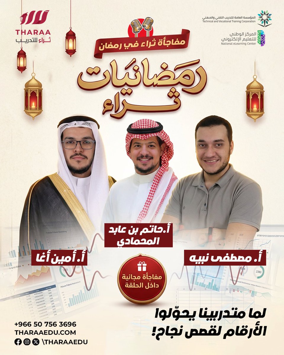 لا تفوتوا انطلاقة #رمضانيات_ثراء غداً! 💥🌙

الجمعة | 9:00 م بتوقيت السعودية.

🎙️ لقاء يجمع بين أ/ أمين آغا، أ/ حاتم المحمادي، و أ/ مصطفى نبيه.

مع مفاجأة من مفاجآت #فرص_ثراء_المجانية 🔥

مهتم بالحضور؟
اكتب "مهتم"، وسنتواصل معك ✍️

#تحليل_البيانات #KSA 
#power_bi #DataAnalytics