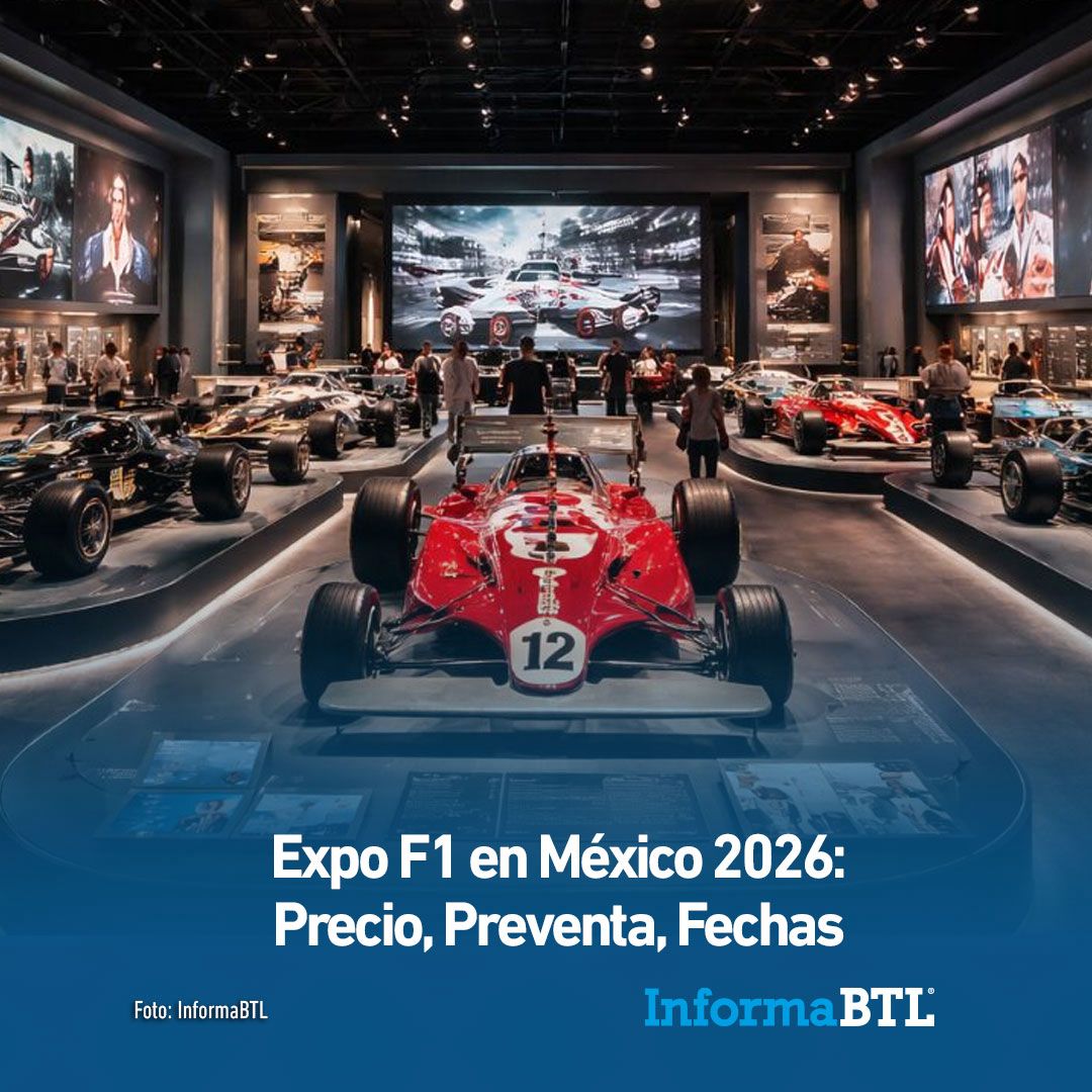 InformaBTL's tweet photo. La #experiencia inmersiva “Fórmula 1: La Exhibición” llegará a Ciudad de México como una de las actividades oficiales previas al #GranPremio de México 2026.  

Conoce todos los detalles 👉 https://t.co/ucjJ03Is0l

#marketing
#eventmarketing
#eventos
#f1 https://t.co/R1Xx7S8xLW