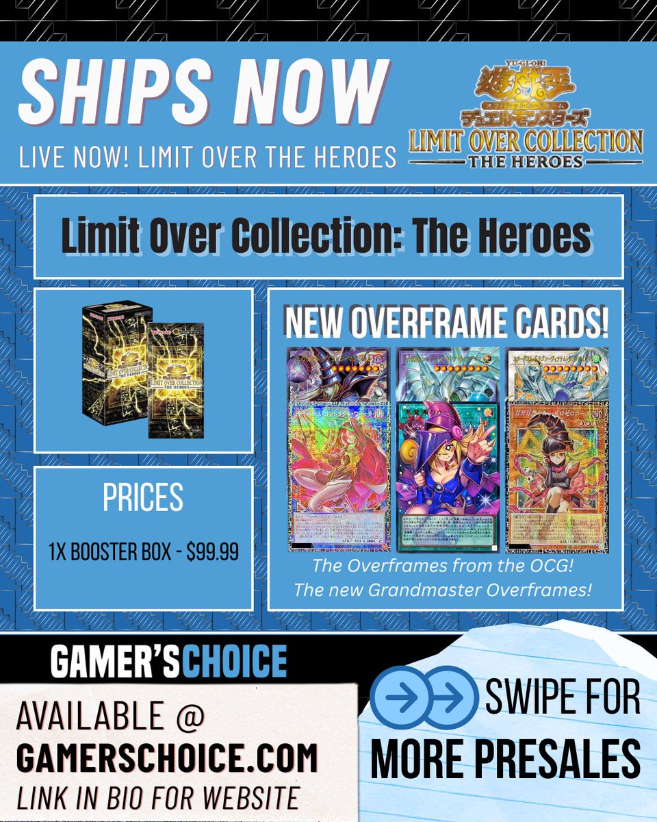 Yu-Gi-Oh OCG LIMIT OVER COLLECTION THE HEROES Box Japanese JP