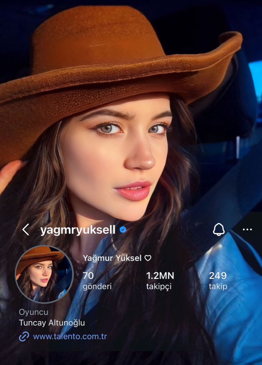 #YağmurYüksel Instagramda Profil fotoğrafını değiştirdi. 🤎