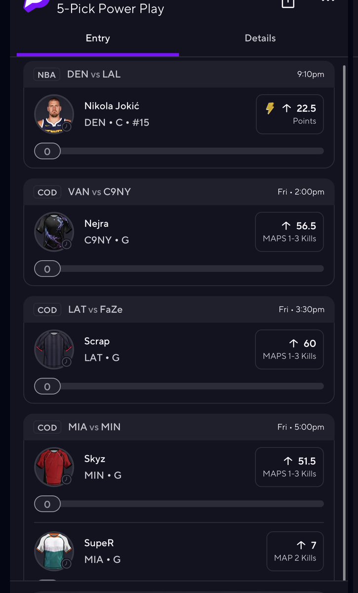 NuclearPicks99's tweet image. Cod x20 using Jokic’s discount 
#PrizePicks #CDL #CDL2026