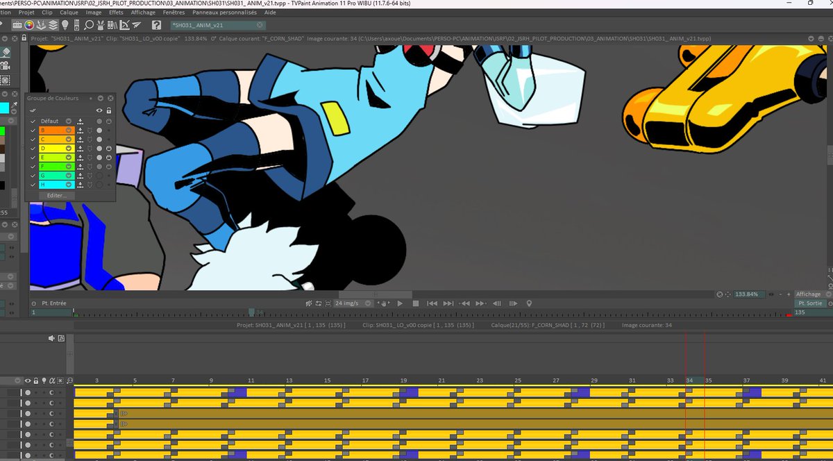 🚨YO RUDDIES…🚨
Been a little quiet lately…
That’s ‘cause something’s cookin’
Here’s a tiny peek at what’s on my screen right now…
Can’t say too much yet… but... #JetSetRadioHeroes ain’t done making noise.

Stay tuned. 📡
 #IndieAnimation #GraffitiSoul