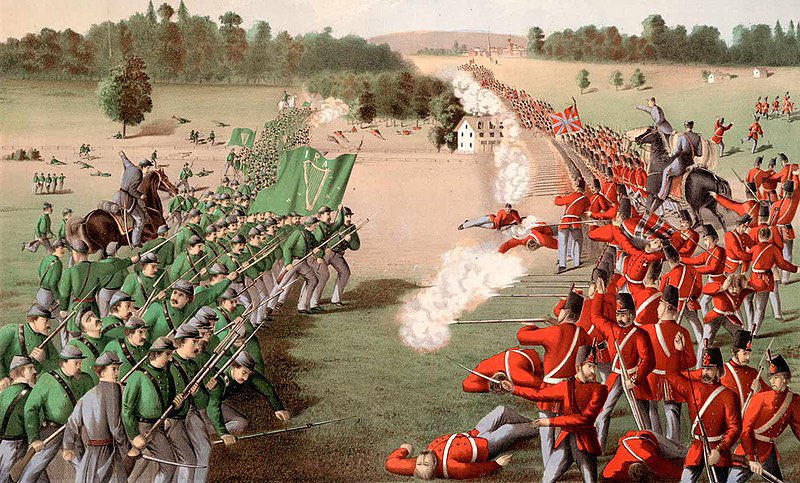 NationhoodRC's tweet photo. ON THIS DAY — 5 March 1867

The Fenian Rising began across Ireland as members of the Irish Republican Brotherhood attempted to overthrow British rule and establish an Irish Republic.

Fenianism wasn't just another Irish based movement — it was the first implication of Irish Nationalism going transnational, opening up the channels that would eventually lead to the freedom of Ireland.

The struggle for the Irish interest was being organized on both sides of the Atlantic. In Ireland when the rising began, Fenian groups mobilized around the country, both rural and in cities. One of the most notable clashes occurred near Tallaght Hill outside Dublin, where several hundred Fenians exchanged fire with the Royal Irish Constabulary.

The rebellion ultimately failed due to arrests of leaders, informers, and poor coordination. Yet Fenianism did not end in 1867.

From 1870 to 1871, the Fenian Brotherhood in America conducted several raids into the Canadian provinces of Quebec and Manitoba, their goal audacious — secure as much territory as possible against the British Empire to use as a bargaining chip for Ireland's sake.

The Fenians started and carried a revolutionary tradition which would go on to define Irish America, and ultimately leading to Irish independence. Our greatest strength has always been to play identity politics, and it's time we start to play again.